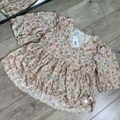 100% viscose мила блуза валан рюші