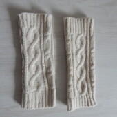 Мітенки вязані primark молочнв