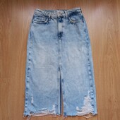 Джинсова спідниця Zara р.S