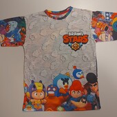 Трендова чумова футболка на хлопця Brawl Stars 158/164