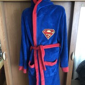 Халат мягусенький размер S-M. Superman. в ідеалі