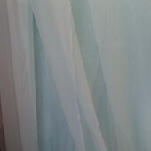 Шикарнейшая тюль отрезок 7м жаккард бирюза с люрексовой ниткой