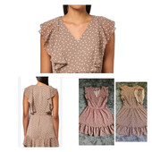 Сарафан Сукня Сток кофе коричневий