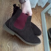 Шоколадні, натуральні, комфортні Черевики - Челсі! Якість, 43