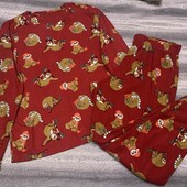 Яркая женская флисовая пижама отличного качества