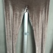 Zara Велюровые лосины на высокую