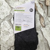 Высокие мужские носки от Livergi, 2 пары, р 39-42, сер.