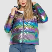 Куртка жіноча демісезонна плащівка, колір бузковий