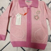 Теплі кофтинки для дівчинки на 1,2,4 рочки