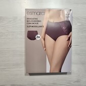 Есмара! Високі коригуючі жіночі труси з утяжкою живота 44/46 євро 50/52 наш, в лоті 2 шт! Лот 68