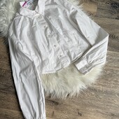 Стильна укорочена сорочка, М