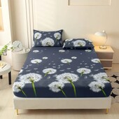 Простинь на резинці+наволочки.