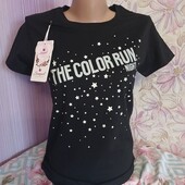 Нова футболочка для дівчинки . хлопок еластан