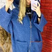 Пальто- букле демісезонне