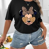 Жіноча футболка, прінт Мінні Маус, розмір 50-54