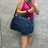 Дорожна спортивна сумка синя