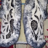 Жилетка из овечьей шерсти