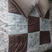 Шикарне покривало з наволочками євро розмір