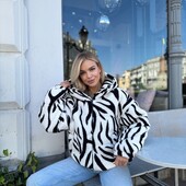 Хутряна куртка оверсайз Тедди зима