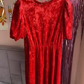 Яскраве велюрове плаття