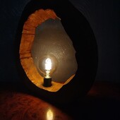 Еколампа з дерева