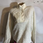 Тепленькая кофта меховушка размер Л, состояние отличное