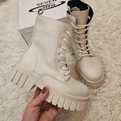 Шикарні демісезонні шкіряні черевики на флісі ,якість супер