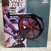 Тренажер для пресу колесо для тренування з килимком umbro