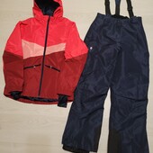 Зимовий комбінезон для дівчинки 146 152 , куртка new cential , штани crivit Німеччина, лыжный костю