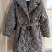 Осіннє модне стьогане пальто