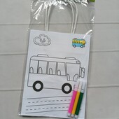 Розмальовка "Сумочка" 21*15*8см з фломастерами
