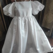 Нове. Білосніжне.Гарне плаття ріст 134-1468