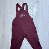 Lupilu.Теплі байкові напівкомбінезони для малечі 62 р Є етикетка .