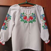 Вишиванка ручної роботи р. 140-146