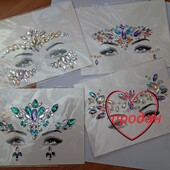 Голографічні стрази на клейкій основі 3D кристаллы стразы наклейки