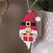 Гномик з подарунком 12*6см Decorize