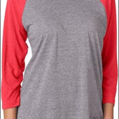 Футболка , лонгслив, серый меланж, USA