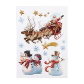 Різдв'яні 3D наліпки 41*29см Livarno Німеччина