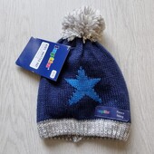 Лупилу! Миленькая шапка на флисе для малыша, демисезонная шапка для мальчика! 86-98 рост! Лот 24