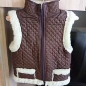 Дитяча безрукавка з натуральної овечої вовни