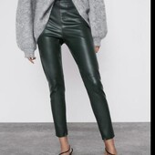 шкіряни легінси ZARA р.М