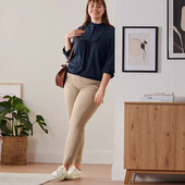 ♕ Розкішна жіноча блуза з бродері від Tchibo, розмір наш 58-60(52/54 євро)