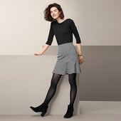 ♕ Грайлива жіноча спідниця з ніжним воланом, розмір 46-48 (40/42 евро)