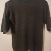 Шоколадний джемпер на короткий рукав