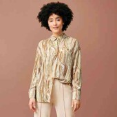 Стильная рубашка  Esmara Xs evro 34+6 см оверсайз 