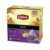 Чай чорний Lipton Chai кориця, кардамон, імбир 20 пір