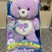 Колекційний ведмедик Care Bears glow a lot share plush 2003р. Новий!!!