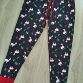 Christmas пижамные штанишки с карманами размер евро 20/22