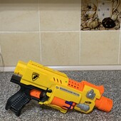Бластер на батарейках Nerf N Strike barricade mrev 10 + 10патронів. Чудовий стан!!!