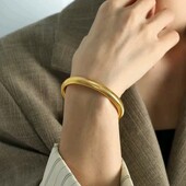 Еластичний браслет манжет. Медзолото. Унісекс